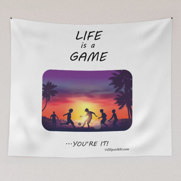 Item preview, Life is a Game designed and sold by ellipsiswit.