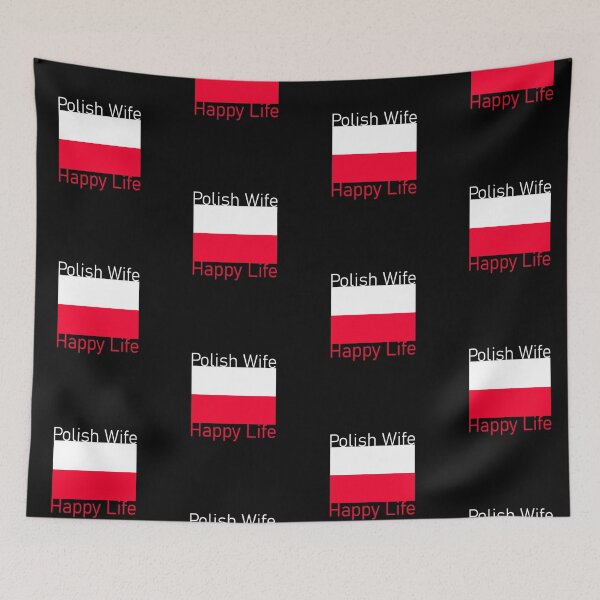 Item preview, Polish wife happy life funny spouse from Poland designed and sold by Krukowski.