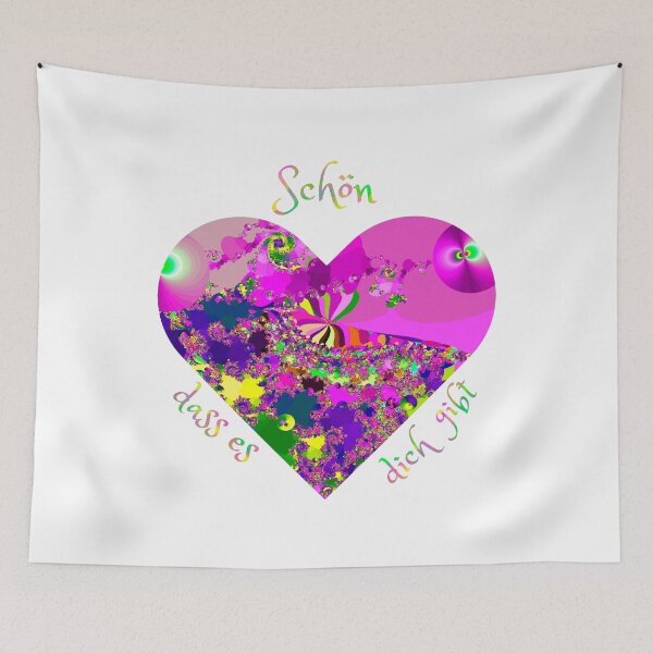 Item preview, It's great that you're there! Fractal design heart and love and valentine's day designed and sold by BrunoWeicker.