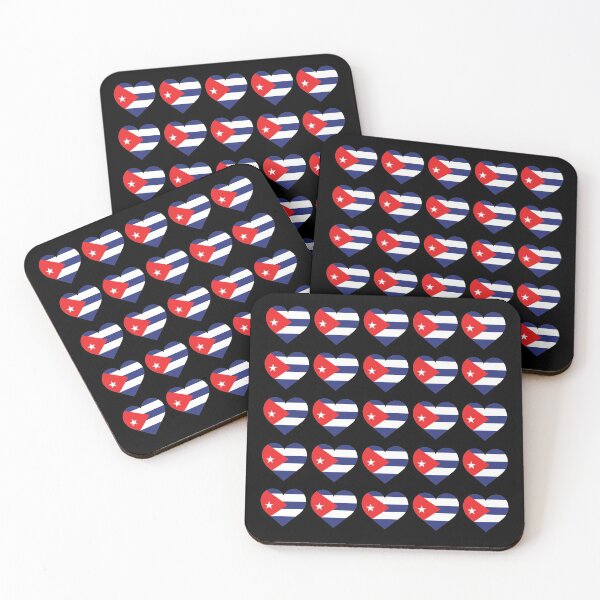 Item preview, Love My Cuban Hearts Flag designed and sold by HelloFromAja.