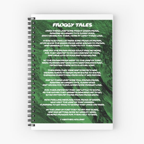 Item preview, Froggy Tales Poem  designed and sold by Heatherian.