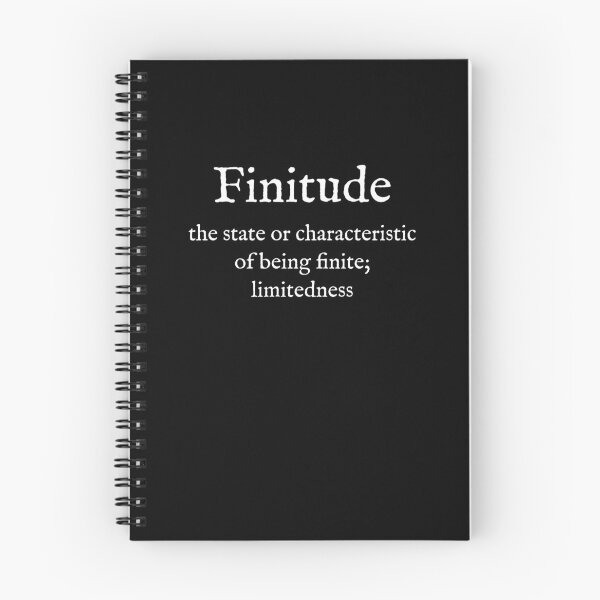 Item preview, F: Finitude: English: Wear Your Dictionary designed and sold by WearYourWords.