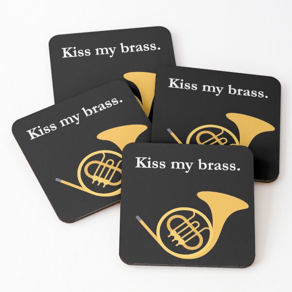 Item preview, Kiss my brass. designed and sold by Gramophone Cafe.