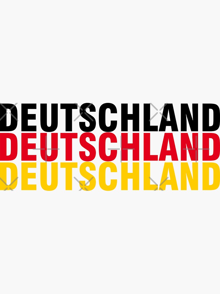 Sticker: Deutsche Flagge