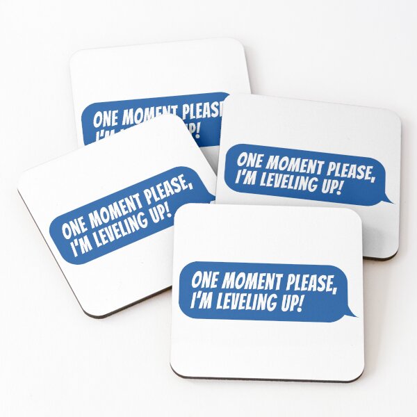 Item preview, One Moment Please, I'm Leveling Up (Gaming Speech Bubble) designed and sold by SassyClassyMe.