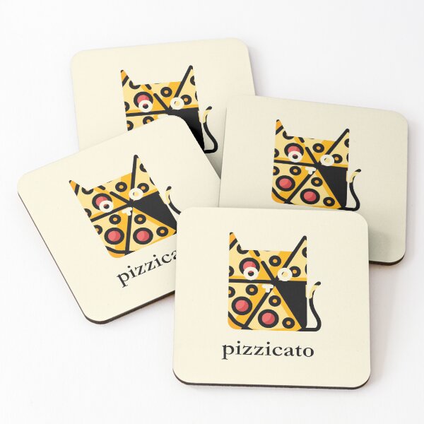 Item preview, Pizzicato Cat designed and sold by Gramophone Cafe.