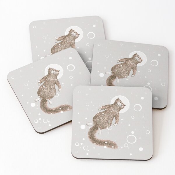 Item preview, Brown Space Cat designed and sold by Ruta.