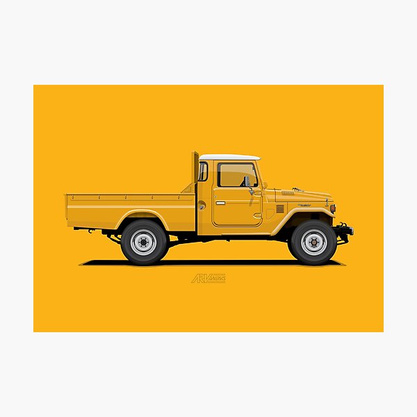 Item preview,  Land Cruiser FJ45 Pick Up Yellow designed and sold by ARVwerks.