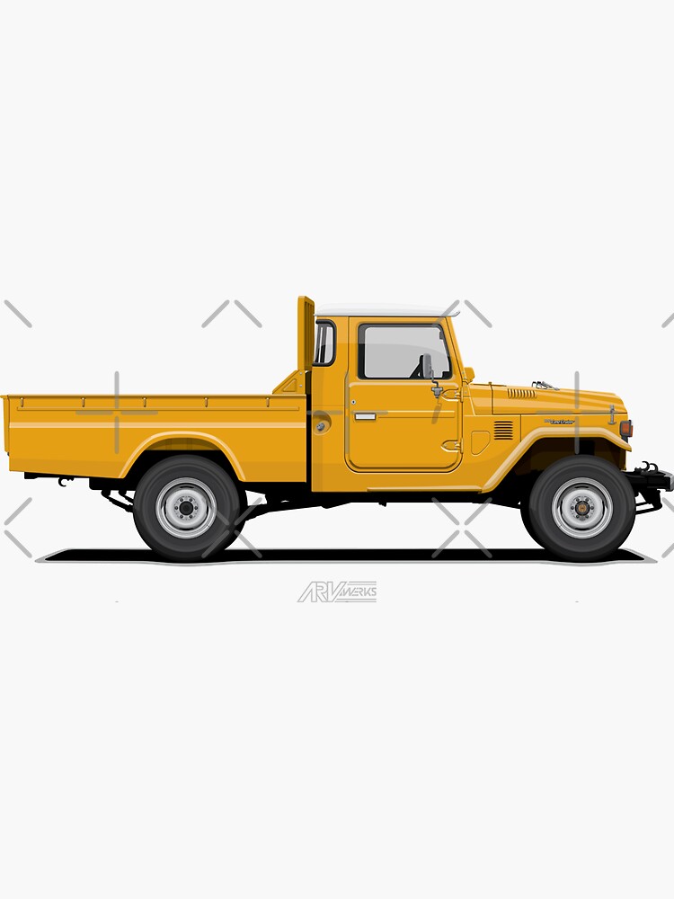 Land Cruiser FJ45 Pick Up Yellow by ARVwerks