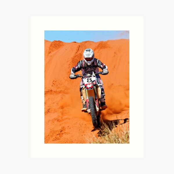Bike 8 - Finke 2011 Day 2 Art Print