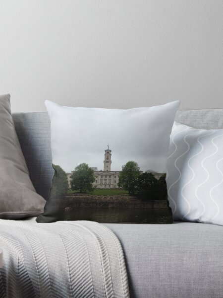 Nottingham University - Trent Building Throw Pillow