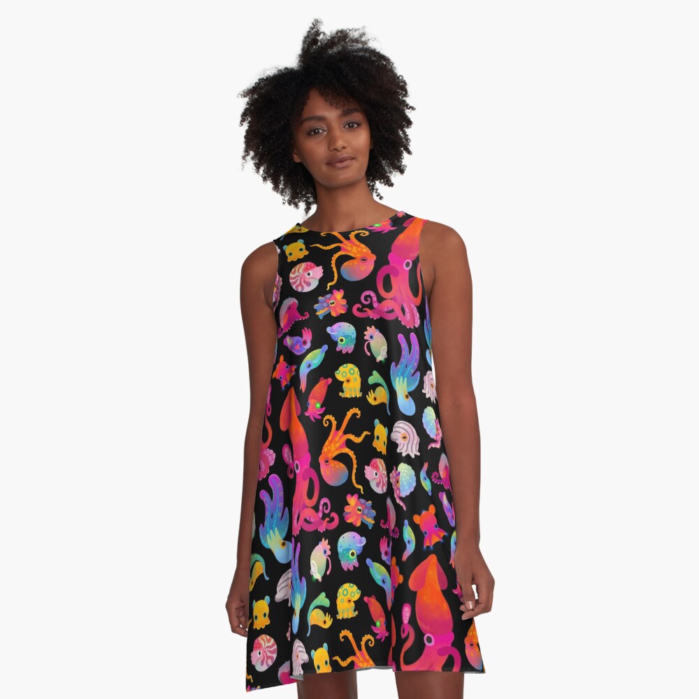 Cephalopod A-Line Dress