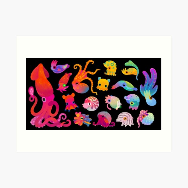 Cephalopod Art Print
