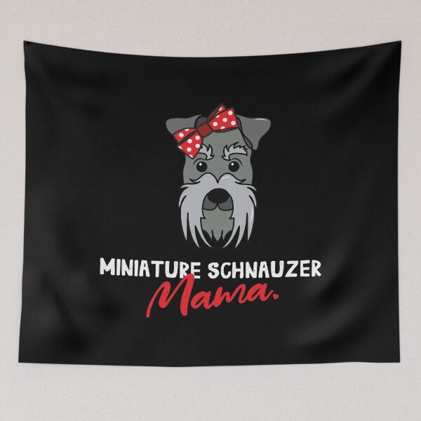 Artikelvorschau, Miniature Schnauzer Mama Dog Lover entworfen und verkauft von rafaeltto.
