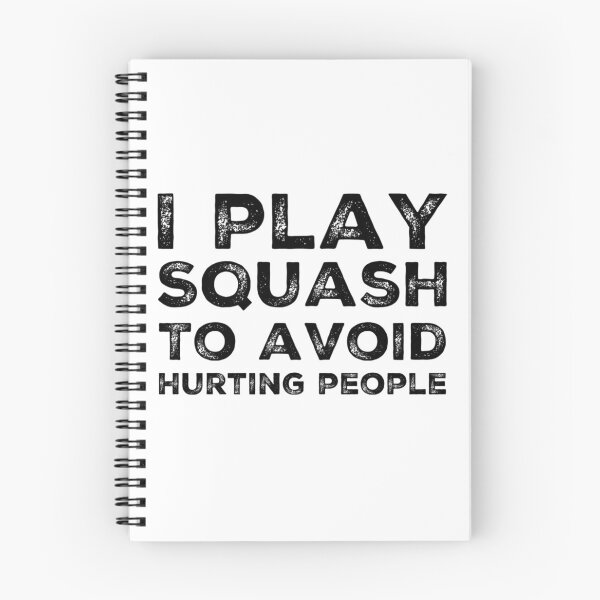Item preview, I Play Squash To Avoid Hurting People designed and sold by juvajay.