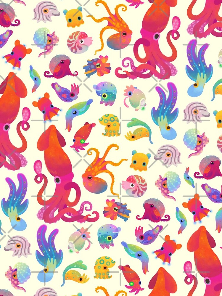 Cephalopod - pastel by pikaole