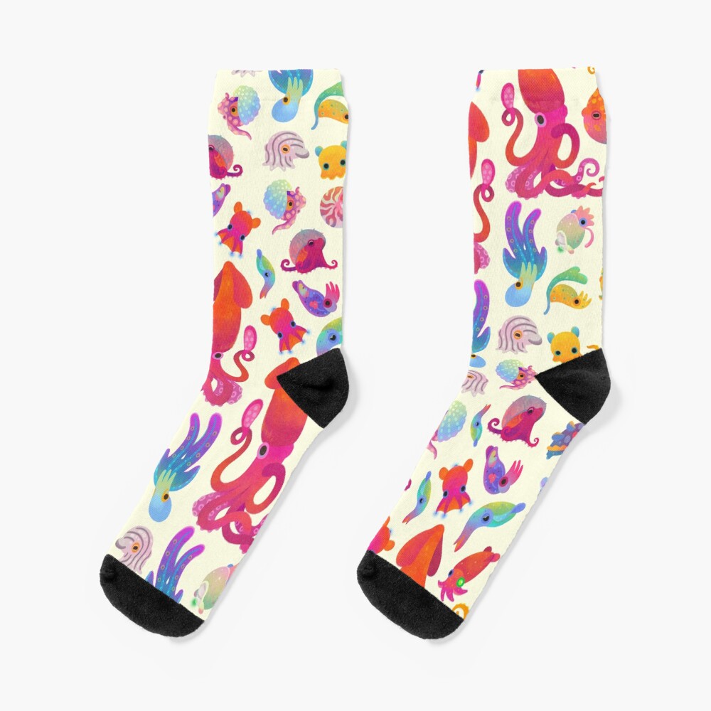 Cephalopod - pastel Socks