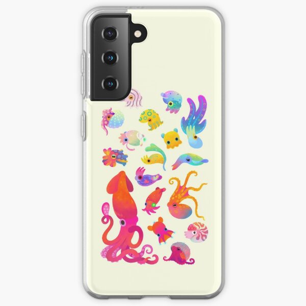 Cephalopod - pastel Samsung Galaxy Soft Case