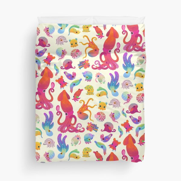 Cephalopod - pastel Duvet Cover