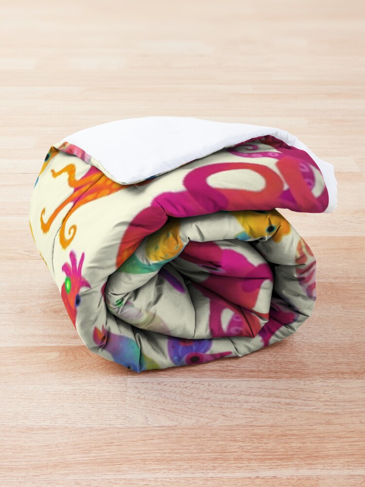 Alternate view of Cephalopod - pastel Comforter