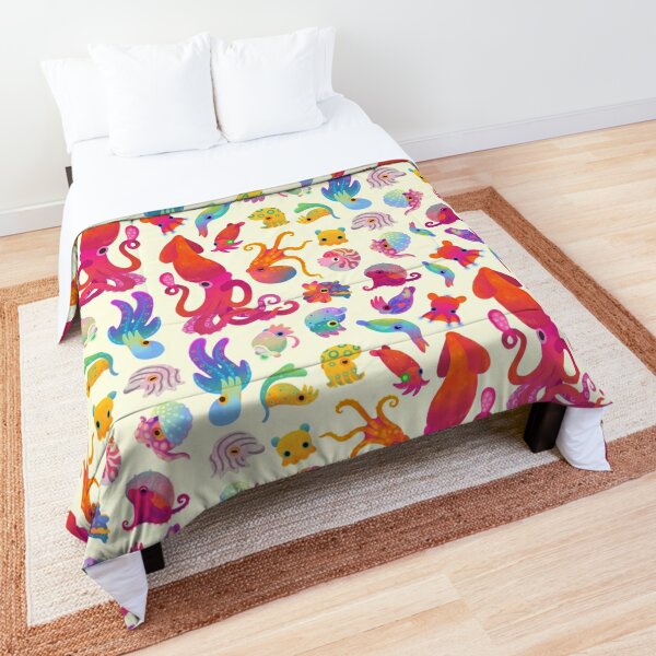 Cephalopod - pastel Comforter