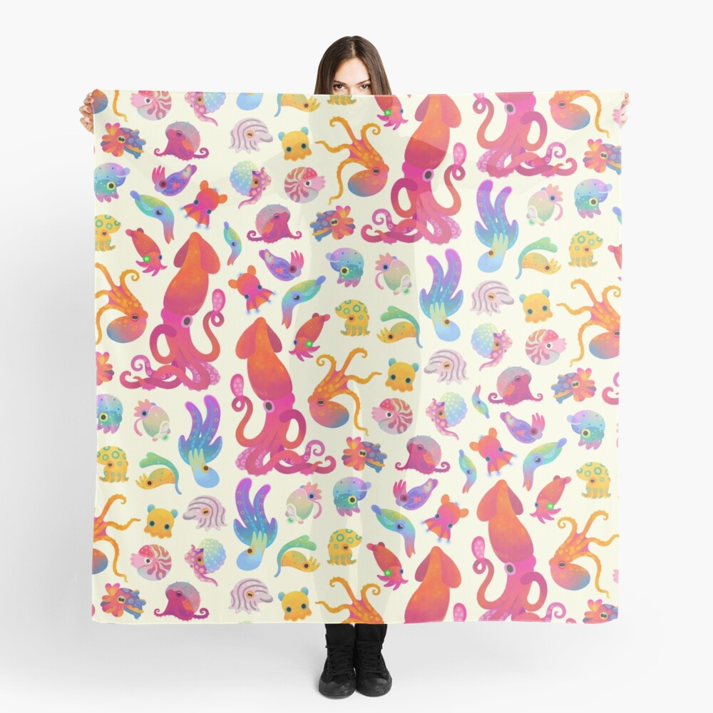 Cephalopod - pastel Scarf