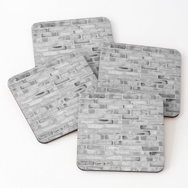 Item preview, Black and White Brick Wall designed and sold by Susie Kramer.