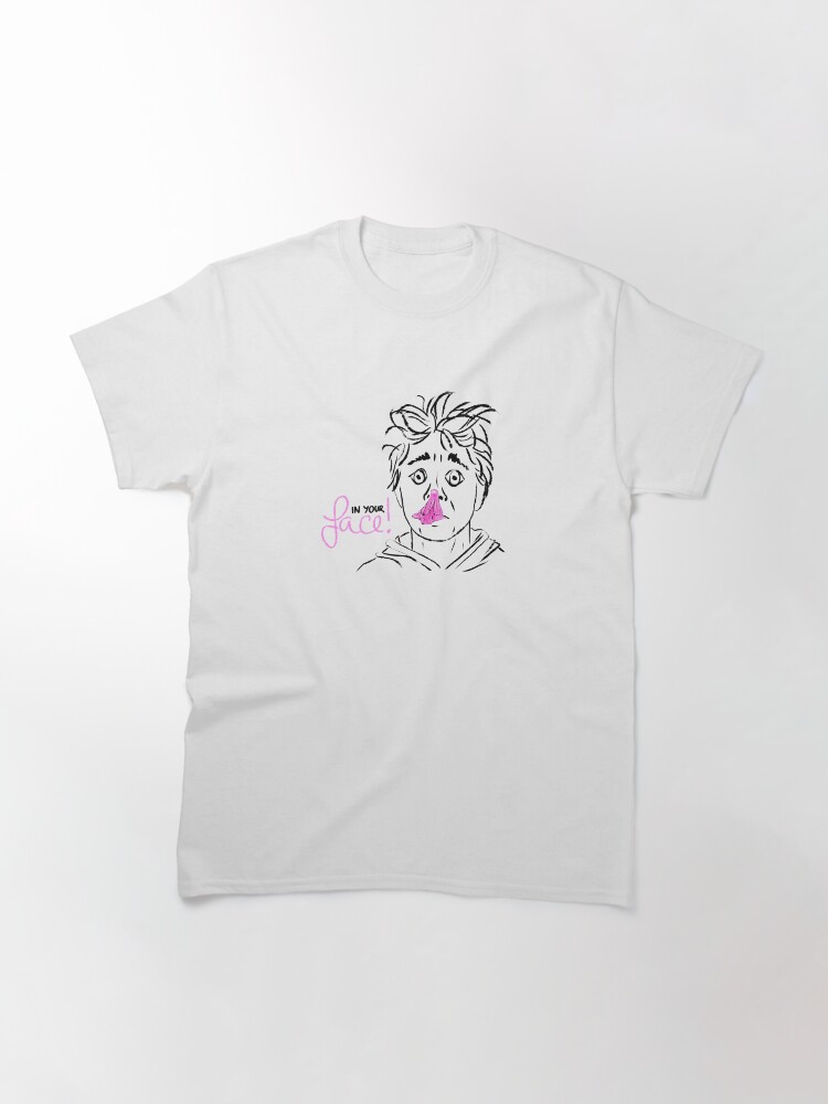 Alternate view of In your face! bubble gum Classic T-Shirt