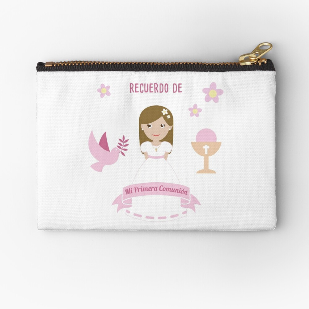 Pink Princess First Communion Purse for Girls - White Satin Purse with  Organza Trim : Amazon.in: Clothing & Accessories