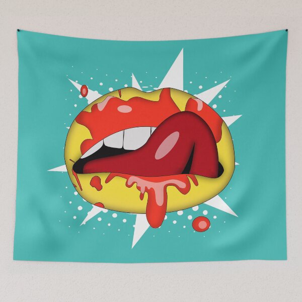 Item preview, lips pop art  designed and sold by mark ashkenazi.