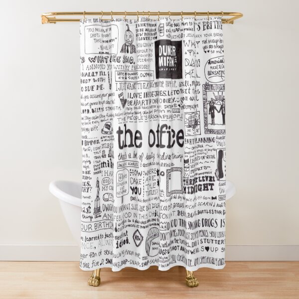 A Visual Representation of the Office Shower Curtain