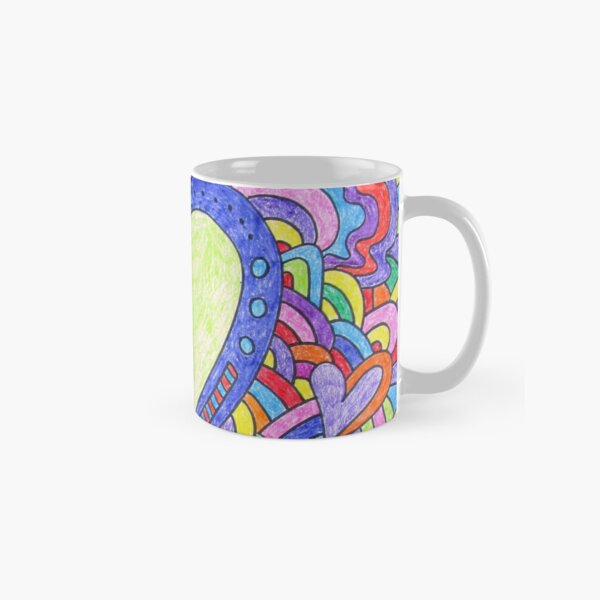 Color your World Bright Crayons Travel Mug with Handle