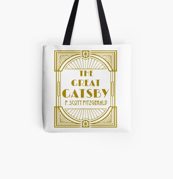 F Scott Fitzgerald The Great Gatsby All Over Print Tote Bag