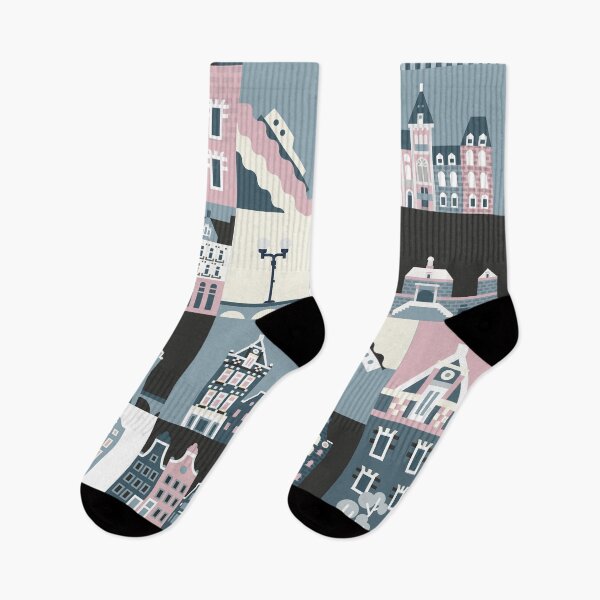 Item preview, Amsterdam city illustration designed and sold by Jing Zhang.