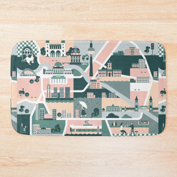 Item preview, Berlin map designed and sold by Jing Zhang.