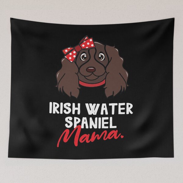 Artikelvorschau, Irish Water Spaniel Mama Dog Lover entworfen und verkauft von rafaeltto.