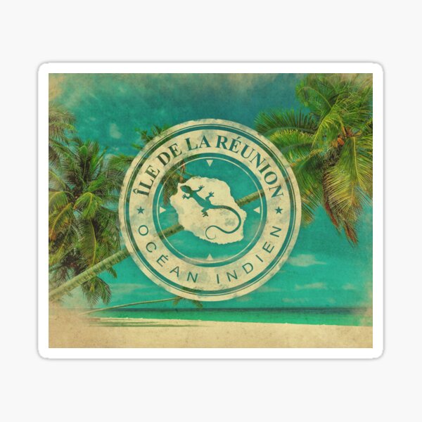 Ile de La Reunion - 974 Sticker