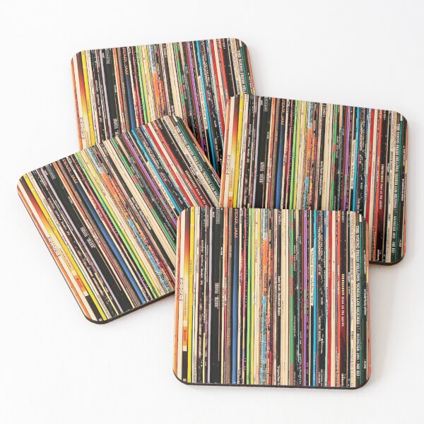 Classic Alternative Rock Records Coasters (Set of 4)