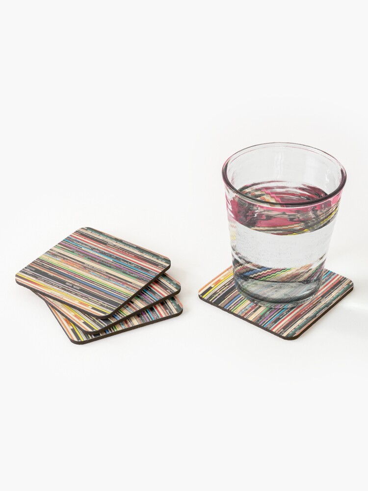 Alternate view of Classic Alternative Rock Records Coasters (Set of 4)