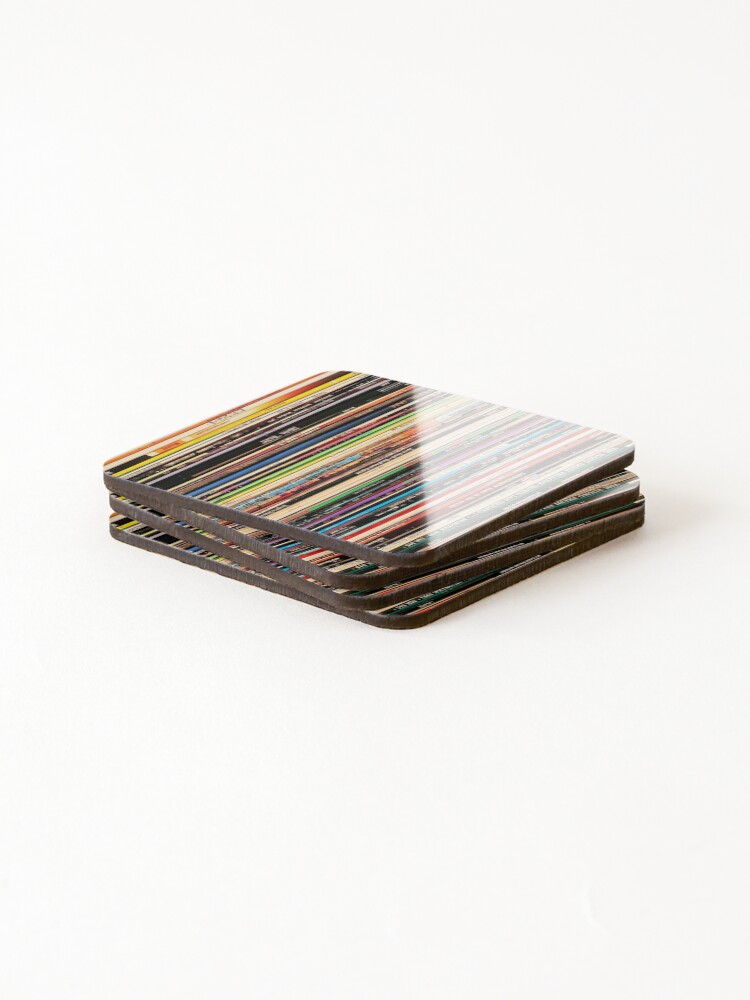 Alternate view of Classic Alternative Rock Records Coasters (Set of 4)