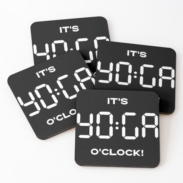 Item preview, YOGA a clock! designed and sold by ThirdCultureKidDesigns.