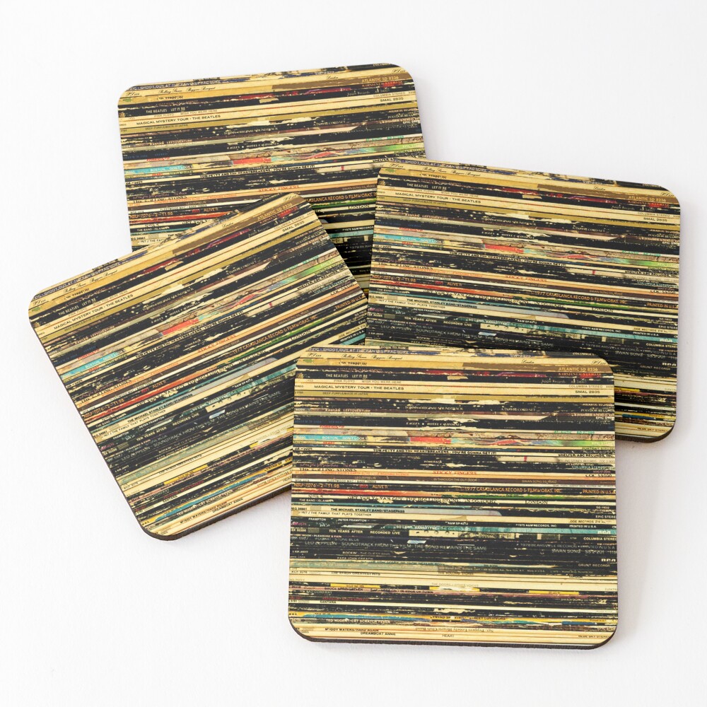 classic rock album cover art Coasters (Set of 4)
