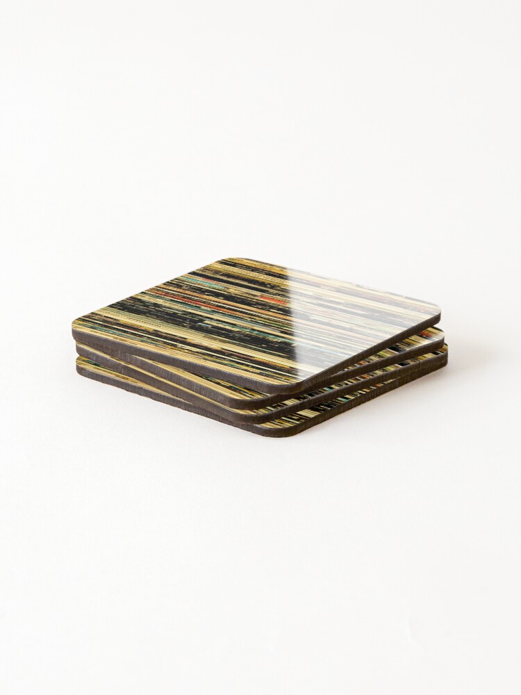 Alternate view of classic rock album cover art Coasters (Set of 4)