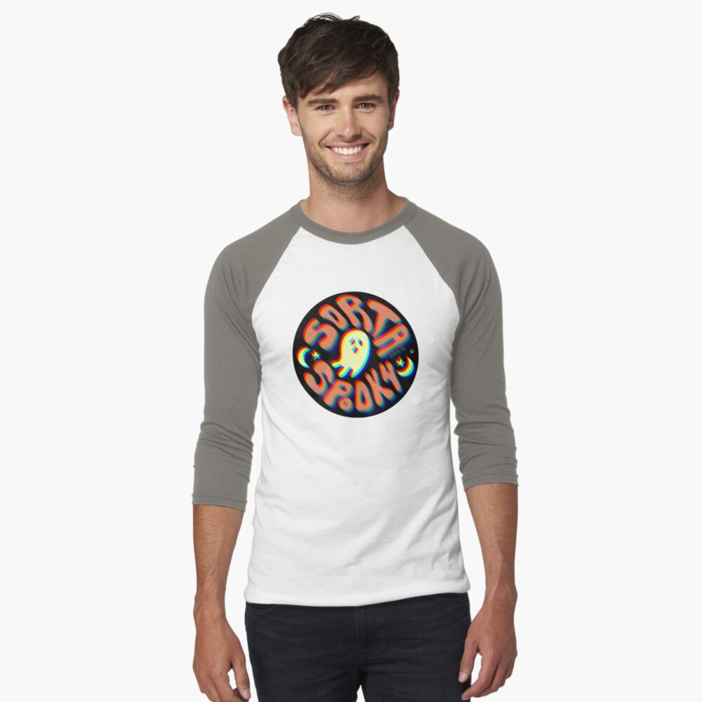 Item preview, Baseball ¾ Sleeve T-Shirt designed and sold by doodlebymeg.