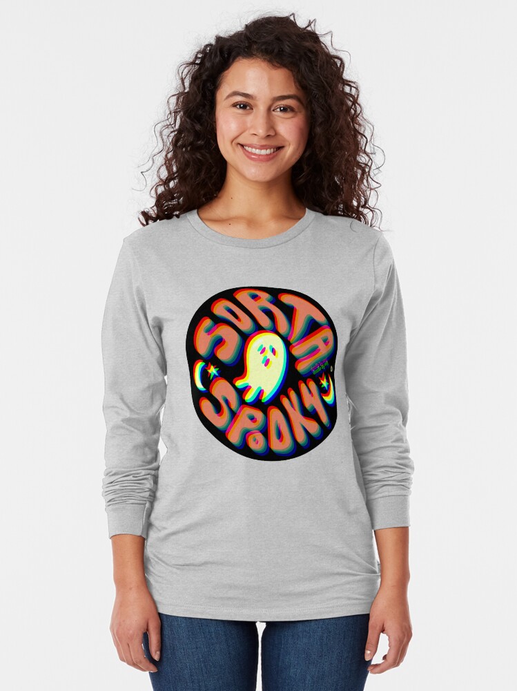 Alternate view of Sorta Spooky © 3D Long Sleeve T-Shirt