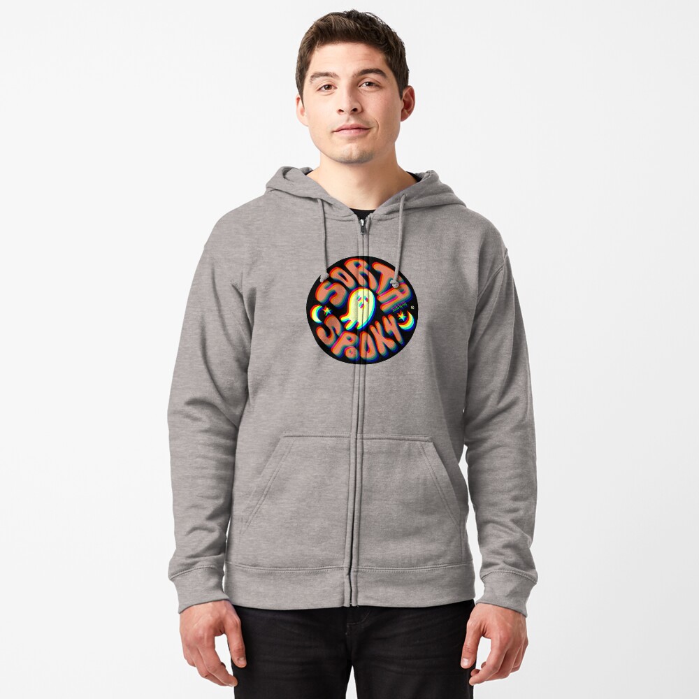 Vista previa del artículo con la obra «Sudadera con capucha y cremallera», diseñado y vendido por doodlebymeg.