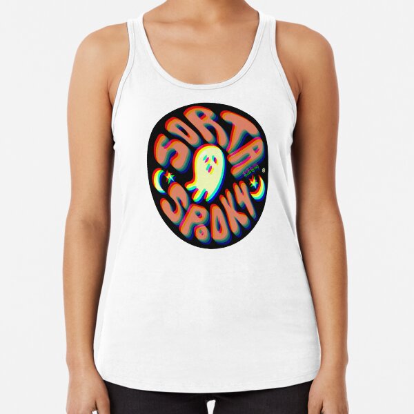 Sorta Spooky © 3D Racerback Tank Top