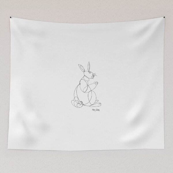 Item preview, Rabbit Sitting, 1046, 27 x 40, Ink On Paper, ArtGuru designed and sold by Art Guru.