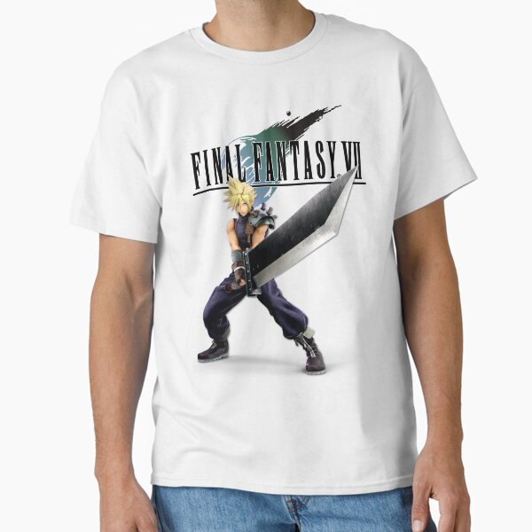 Vista previa del artículo con la obra «Cloud Strife - Final Fantasy VII», diseñado y vendido por RetroGamezzz.