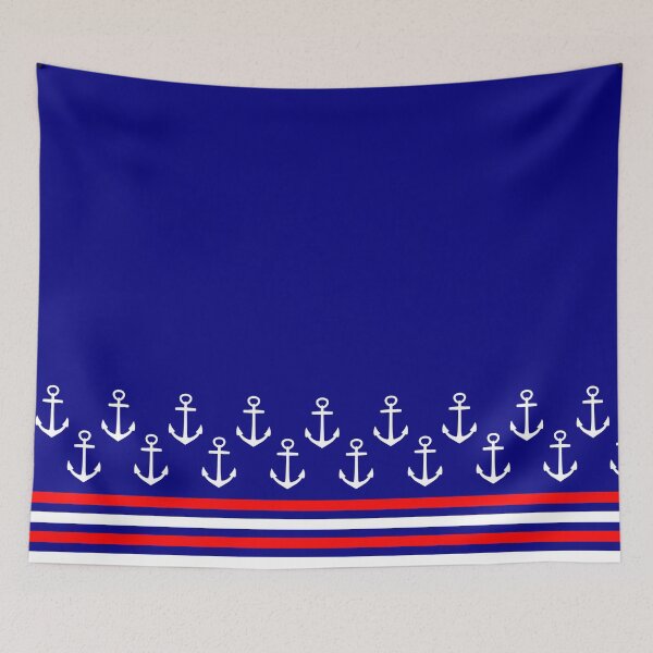 Item preview, Nautical Anchor Theme in Red, Blue and White designed and sold by tmckaydesigns.